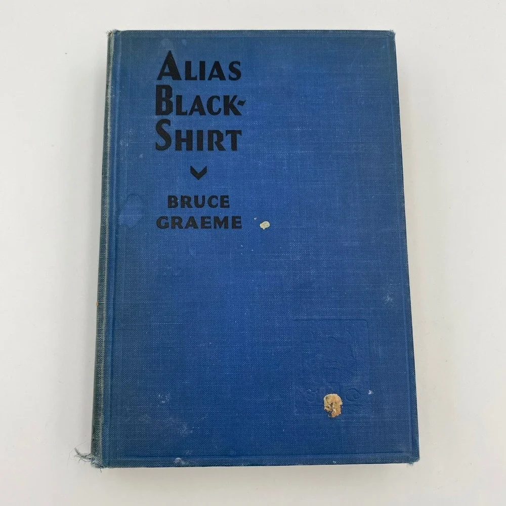 1932 Alias Black Shirt by Bruce Graeme 1st‎ Ed Advance Copy Dodd, Mead and Co.